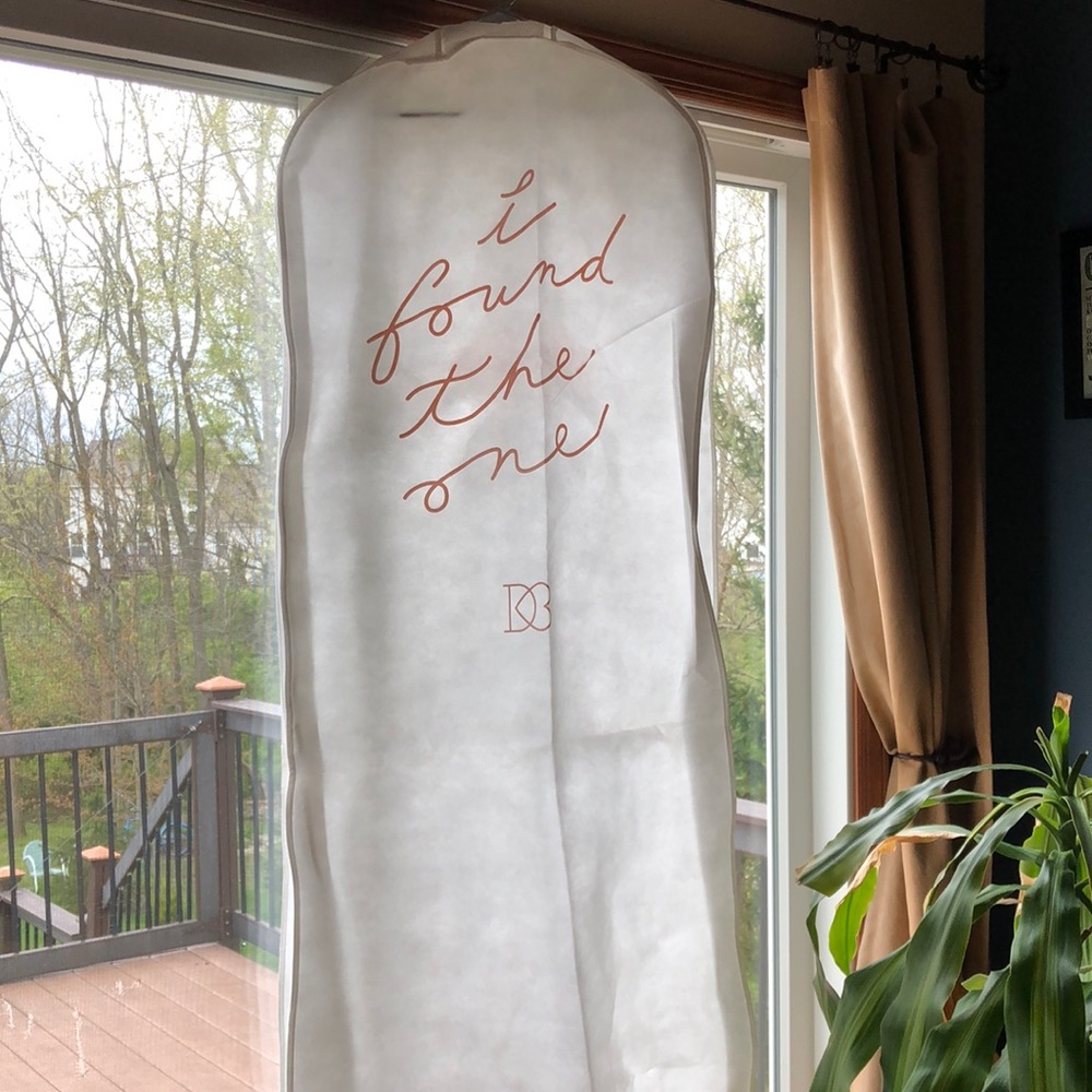 Bridal garment bag, never used!